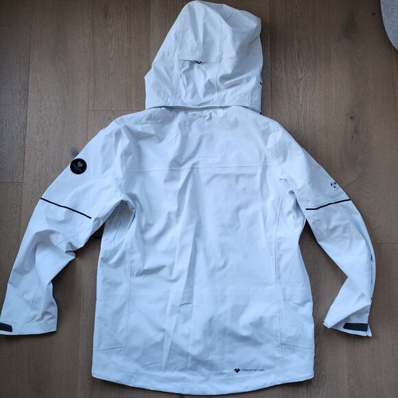 Men's white Obermeyer ski jacket size L - Picture 12 of 14